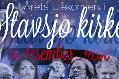 Årets julekonsert i Stavsjø kirke