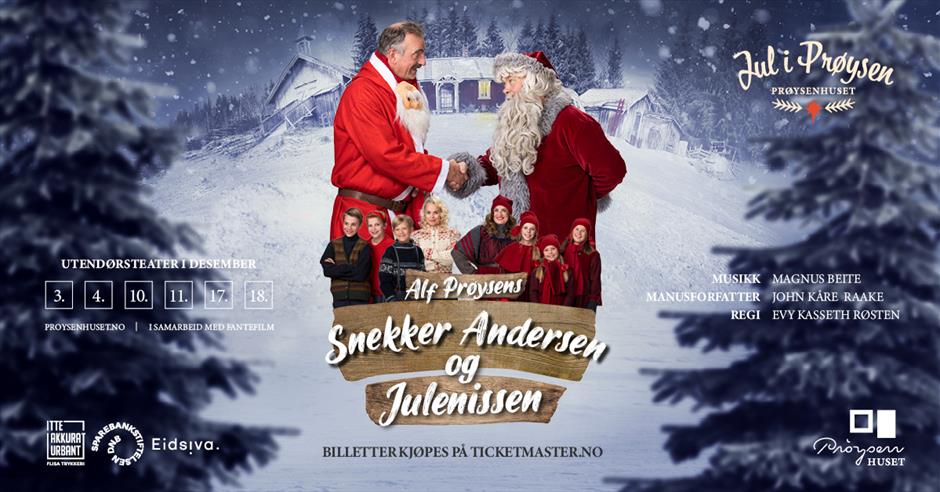 Utendørsteater: Snekker Andersen og Julenissen - Julearrangement in  Rudshøgda, Ringsaker - Stange